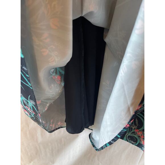 ModCloth Navy Floral Arose Such A Classic Skirt Maxi with Pockets Size Small - Picture 8 of 12